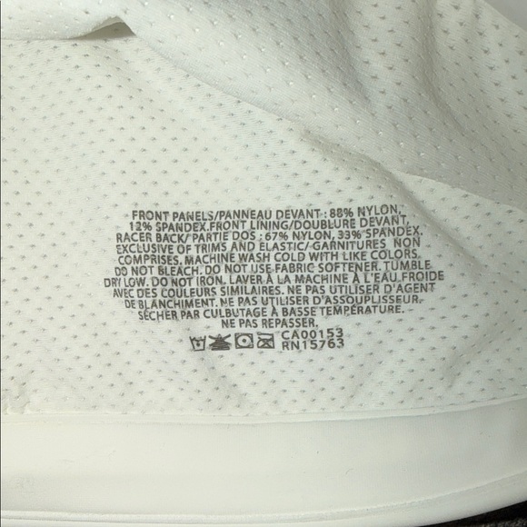 Champion Women's Classic White Sports Bra (size 2X) - Picture 4 of 4